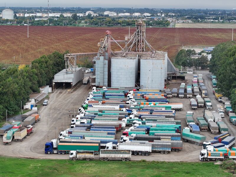 Secado de granos en la planta de PSM Cereales